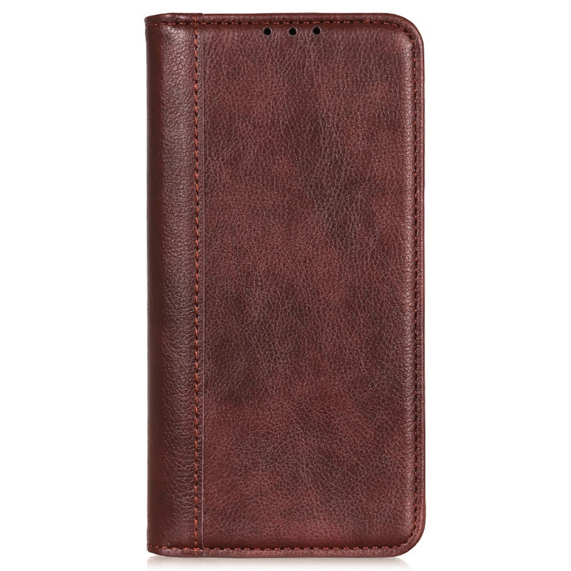 Flip Cover Honor Magic 5 Lite Cuir Fendu Stylé