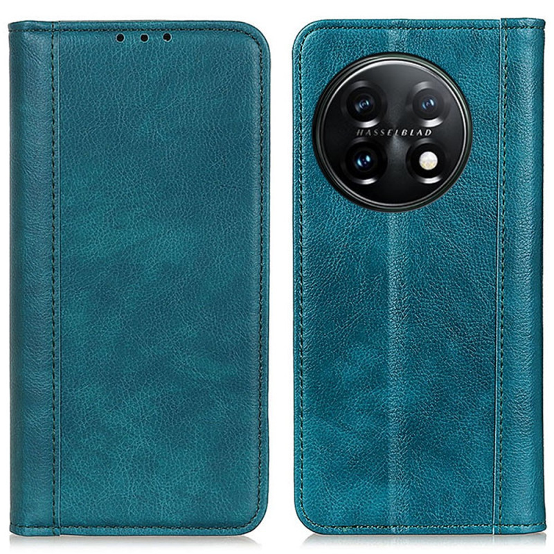 Flip Cover OnePlus 11 5G Cuir Fendu Stylé