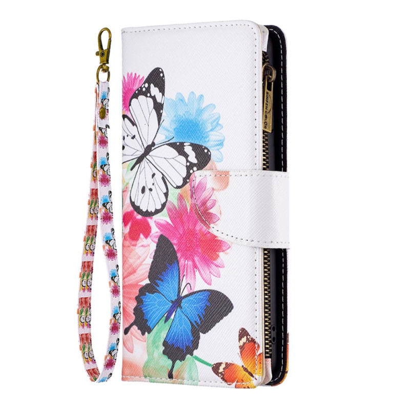 Housse Xiaomi 13 Lite Portefeuille Papillons