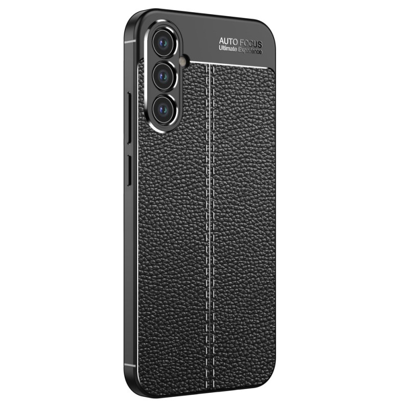 Coque Samsung Galaxy A34 5G Effet Cuir Litchi Double Line