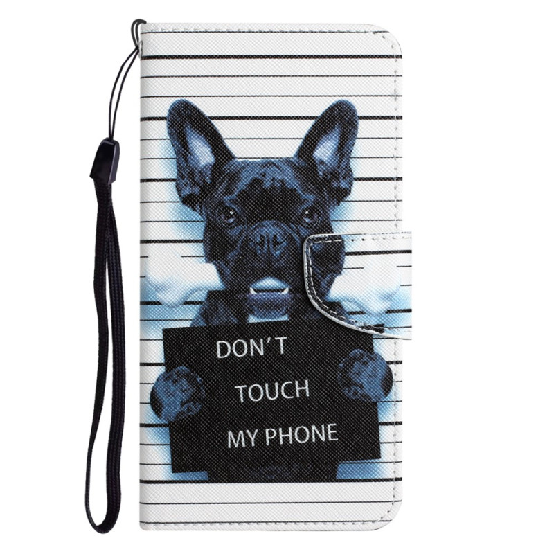 Housse Samsung Galaxy A34 5G Dog Don't Touch à Lanière