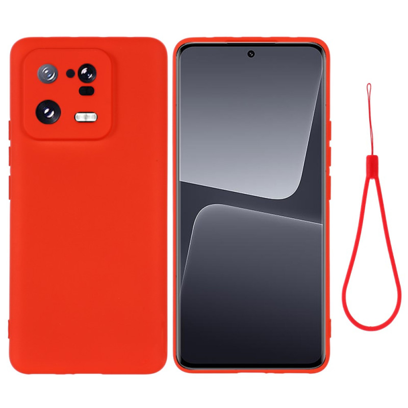 Coque Xiaomi 13 Pro Silicone Liquide avec Lanière