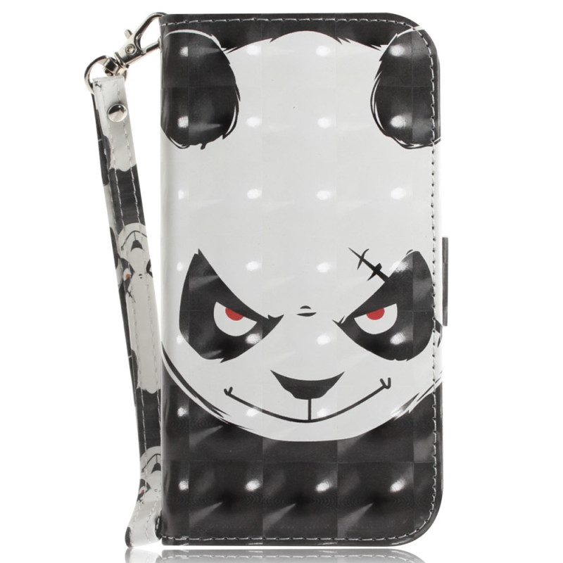 Housse Xiaomi 13 Pro Angry Panda à Lanière