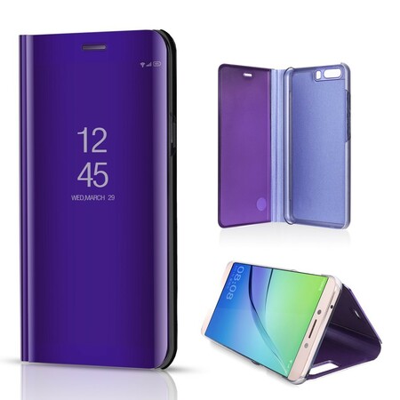 View Cover Huawei P10 Plus Miroir et Effet Cuir