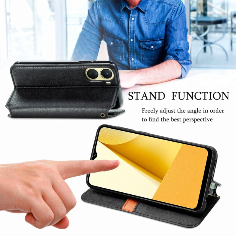 Flip Cover Vivo Y16 Motif 3D Ma Coque