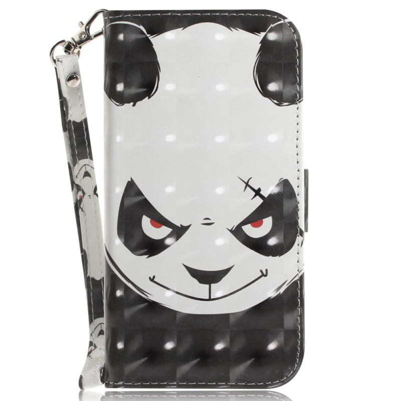 Housse Xiaomi 12 / 12X Angry Panda à Lanière