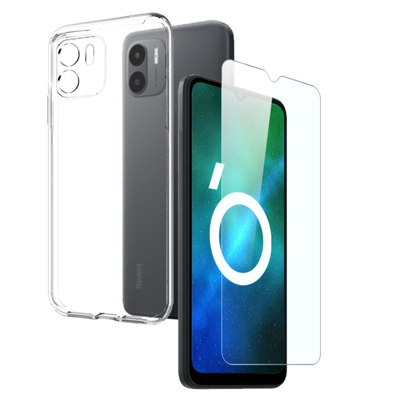 Coque Xiaomi Redmi A1/A2 Transparente avec Protecteur Écran