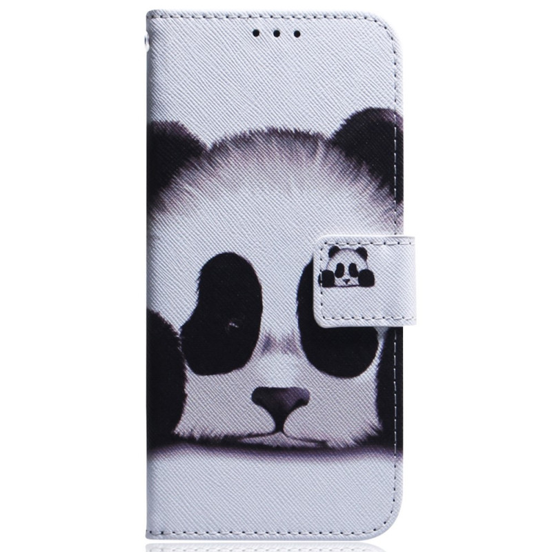 Housse Moto G73 5G Panda à Lanière