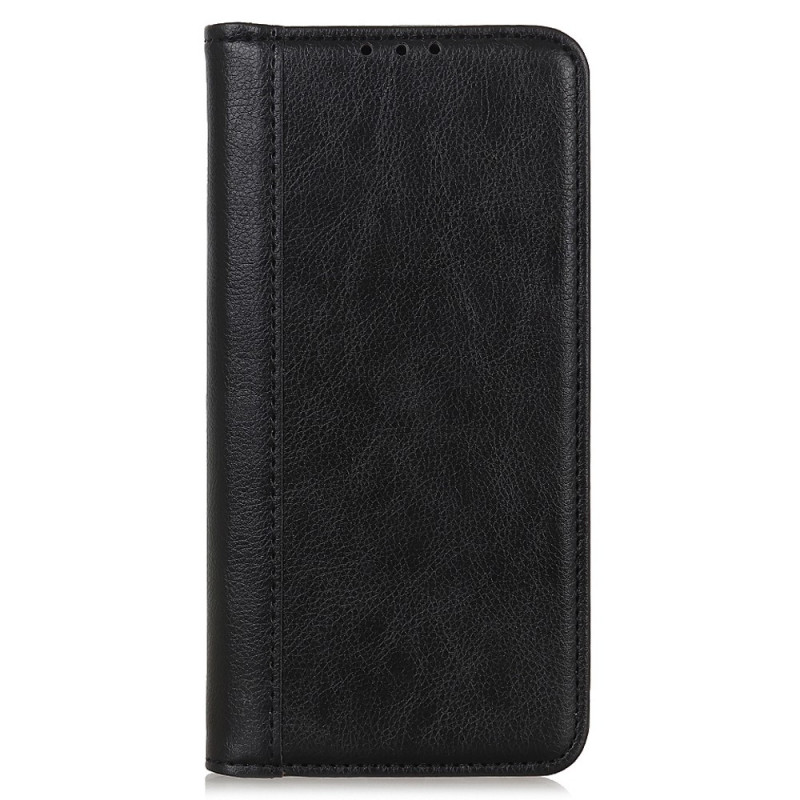 Flip Cover Moto G73 5G Cuir Fendu Stylé