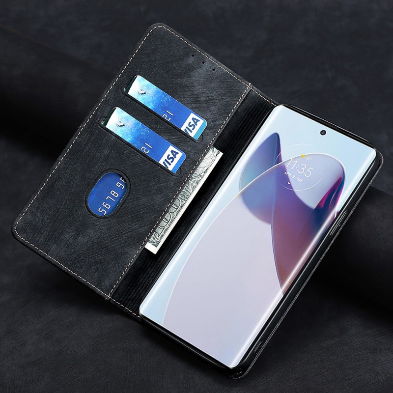 Flip Cover Motorola Edge 30 Ultra Vintage Ma Coque