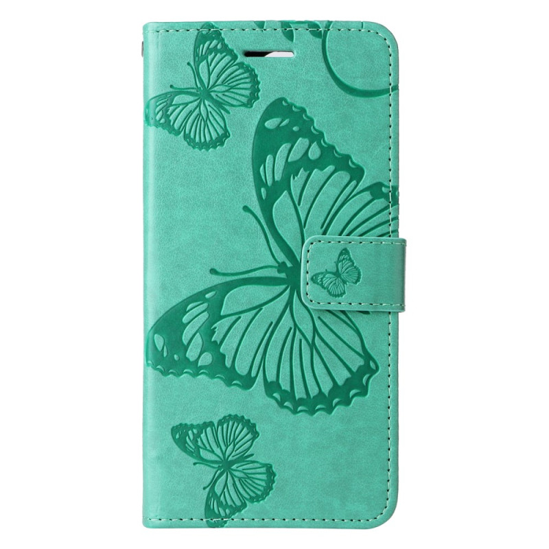 Housse Xiaomi Redmi Note 12 Pro/Poco X5 Pro 5G Papillons Géants à Lanière
