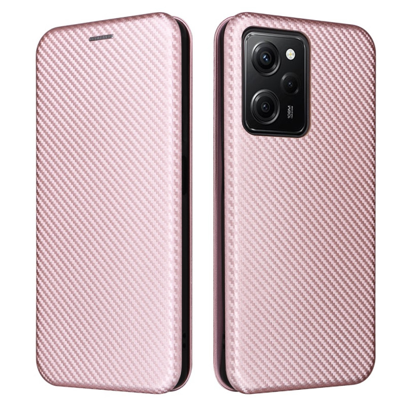 Flip Cover Xiaomi Redmi Note 12 Pro/Poco X5 Pro 5G Fibre Carbone Colorée