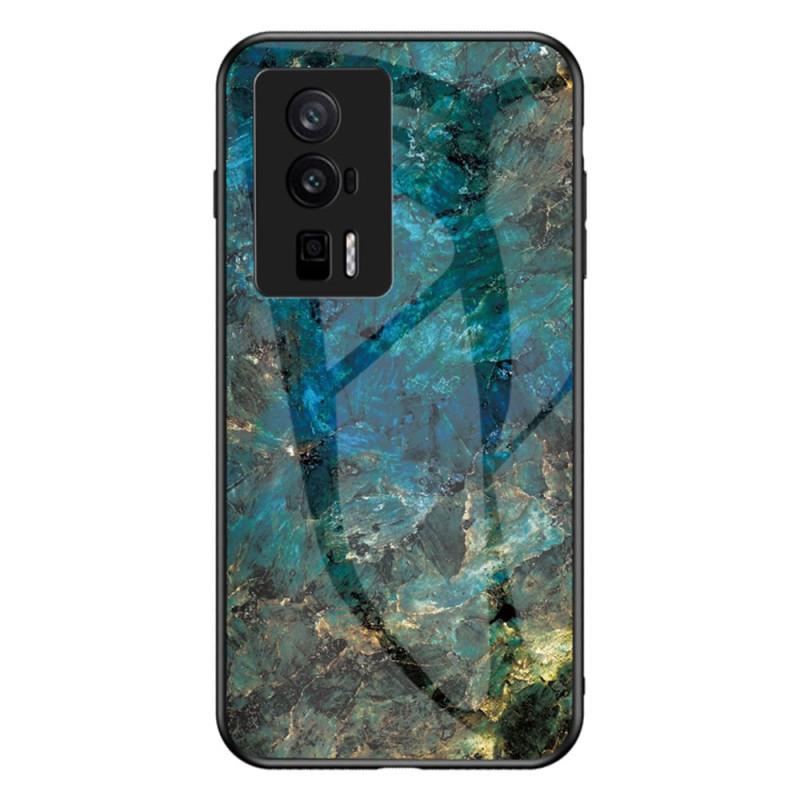 Coque Poco F5 Pro Verre Trempé Marble