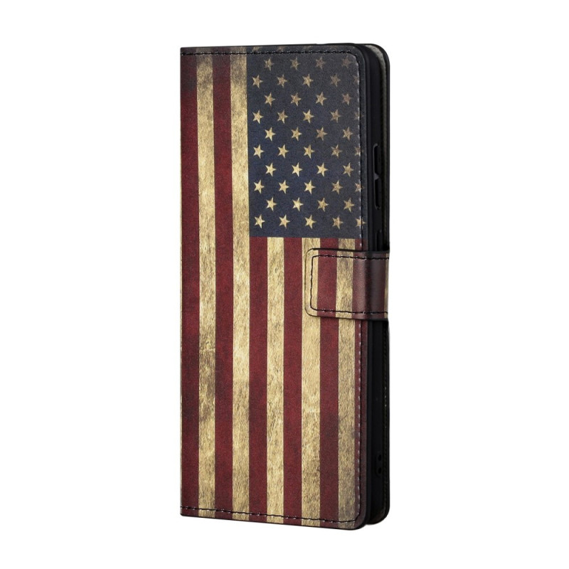 Housse Google Pixel 7A Drapeau Américain Vintage