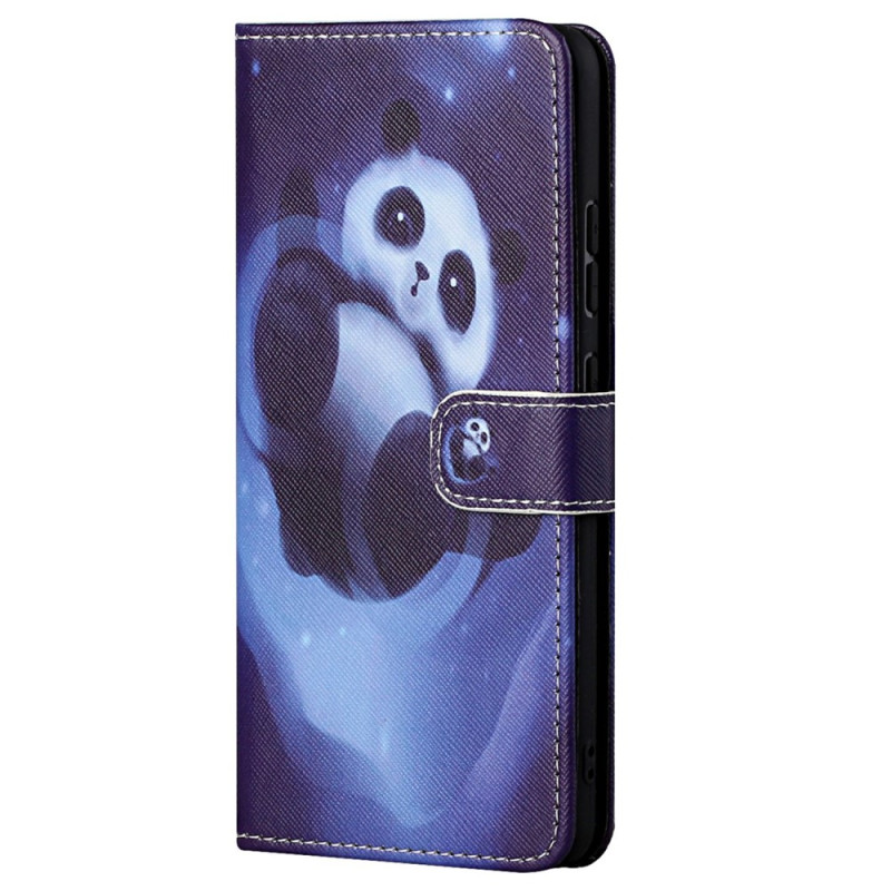 Housse Google Pixel 7A Panda Space à Lanière