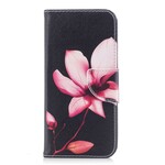 Housse Samsung Galaxy A8 2018 Fleur Rose