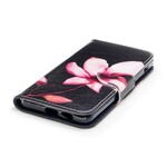 Housse Samsung Galaxy A8 2018 Fleur Rose