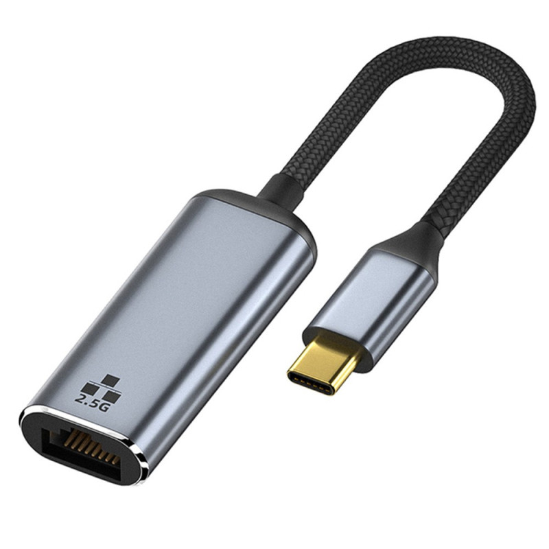 Adaptateur Port USB-C vers Ethernet pour Connexion Internet