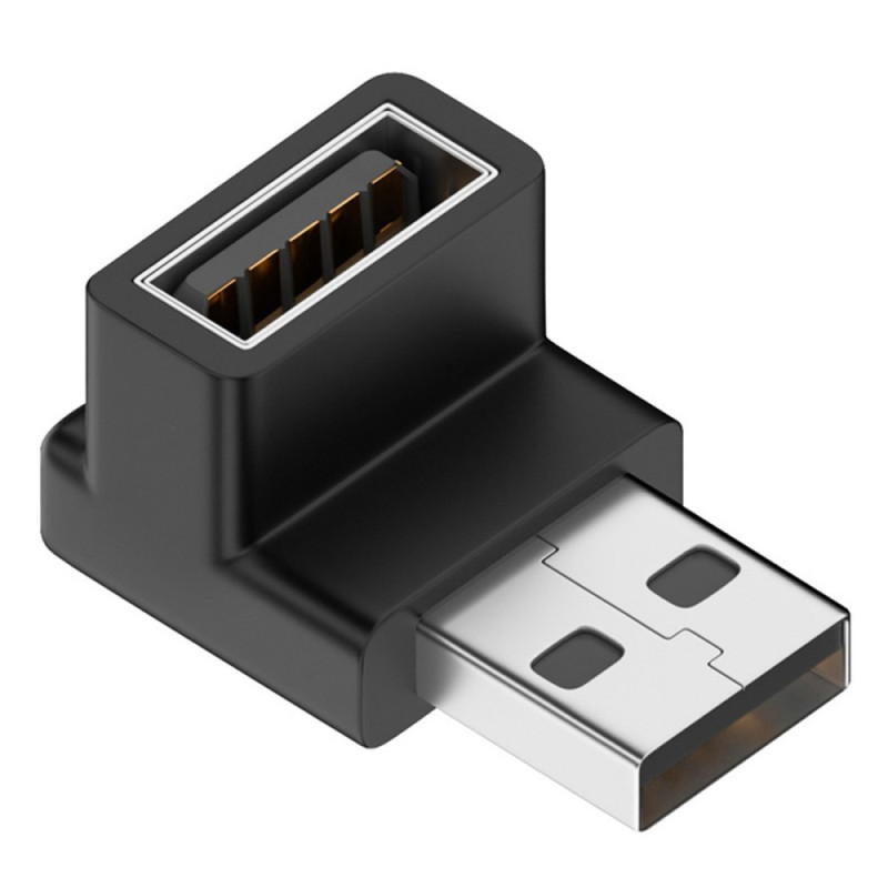 Connecteur USB Mâle vers USB Femelle à Angle