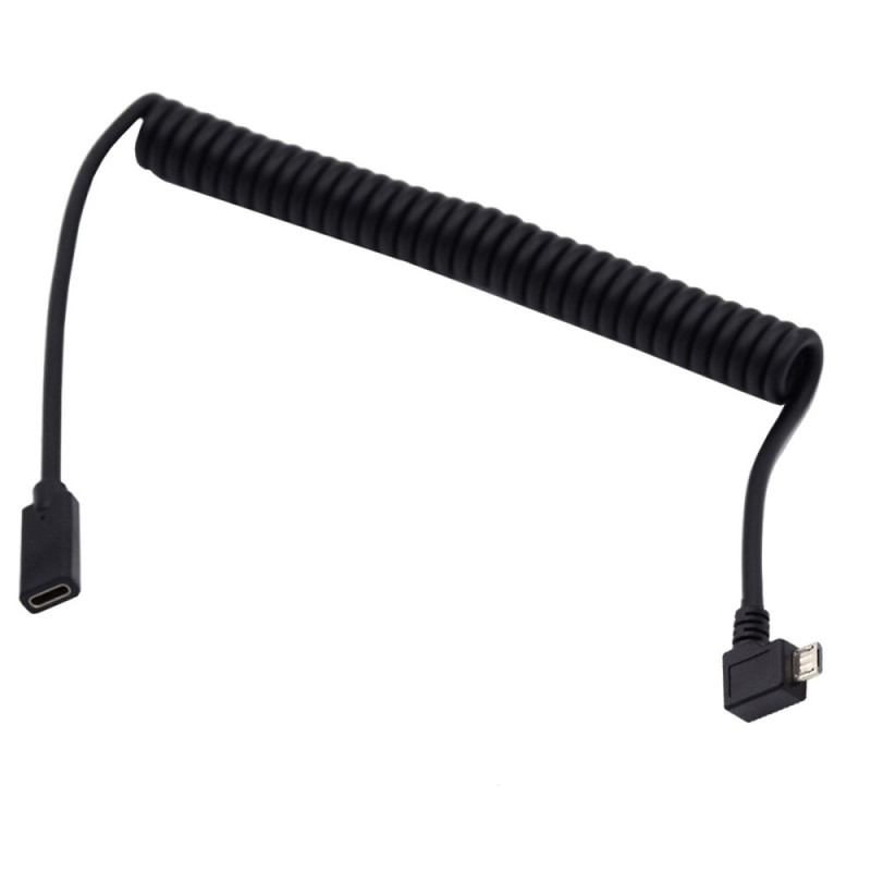 Câble Extensible Ports USB-C Femelle à Micro USB Mâle