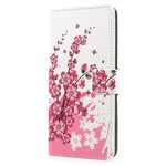 Housse Samsung Galaxy A8 2018 Tropical Flowers