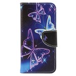 Housse Samsung Galaxy A8 2018 Butterflies