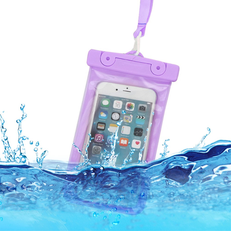 Pochette étanche téléphone portable piscine bleu - grossiste d'accessoires  GSM Hurtel