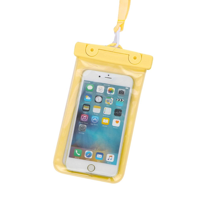 Pochette de téléphone étanche flottant avec cordon compatible avec tous les  téléphones sous 7.2 » P