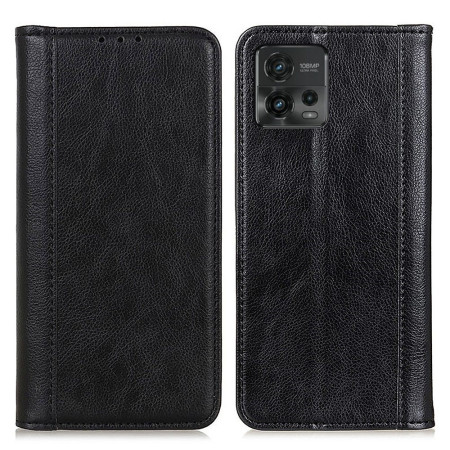 Flip Cover Moto G72 Cuir...