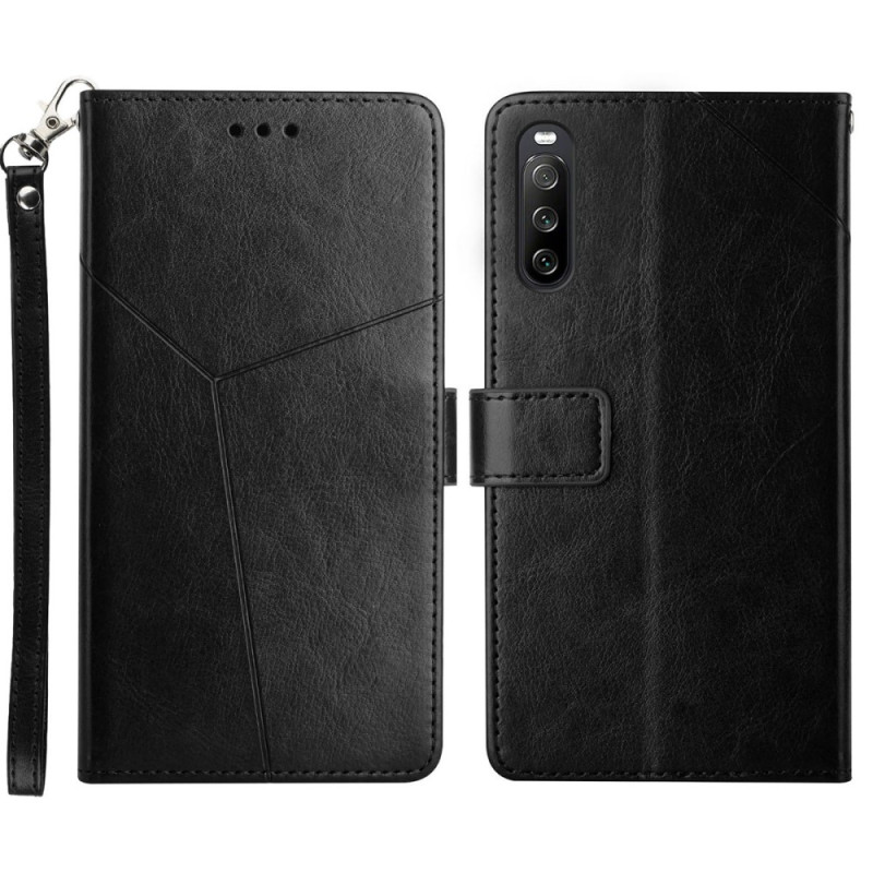 Housse Sony Xperia 10 V Style Cuir Y Design