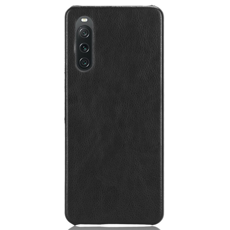 Coque Sony Xperia 10 V Effet Cuir Litchi