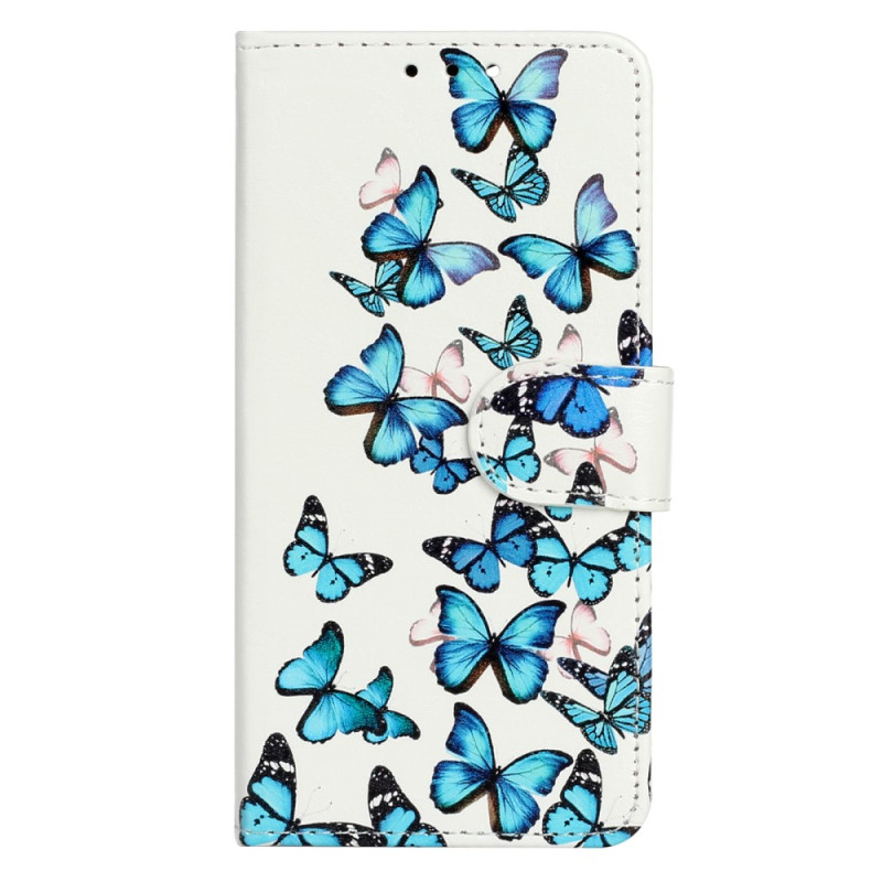 Housse Sony Xperia 1 V Vol de Papillons à Lanière