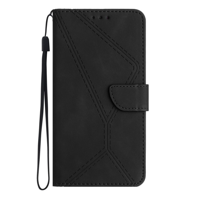 Housse Sony Xperia 1 V Style Cuir Lignes