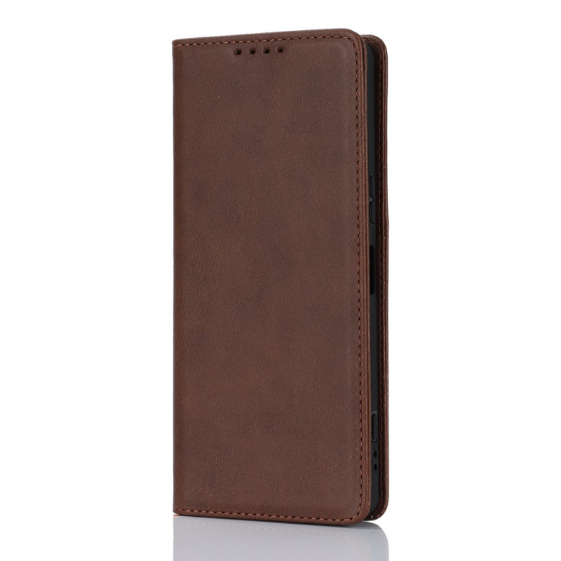 Flip Cover Sony Xperia 1 V Cuir Fendu Élégance