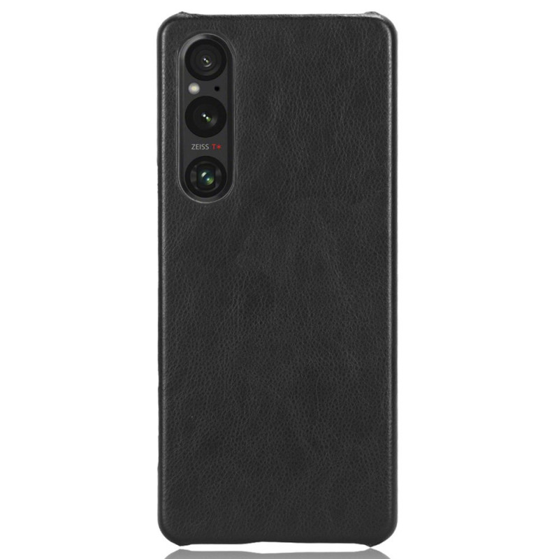 Coque Sony Xperia 1 V Effet Cuir Litchi