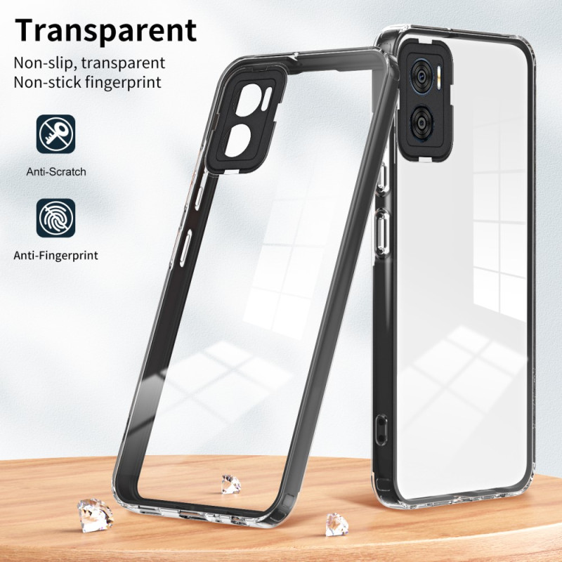 Coque Moto E22 / E22i Transparente Rebords Colorés