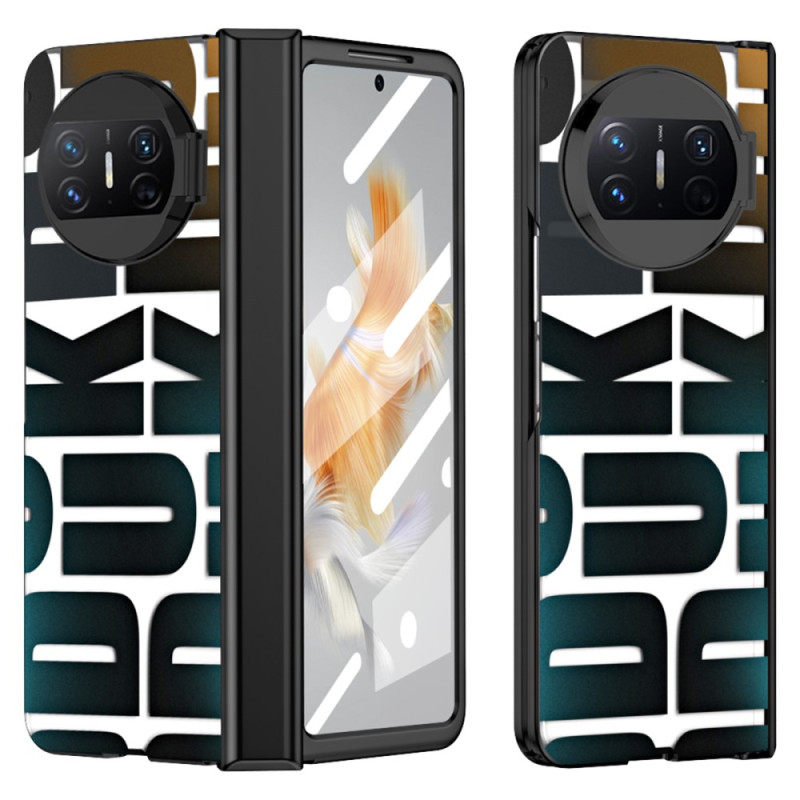 Coque Huawei Mate X3 Lettres avec Protection Écran