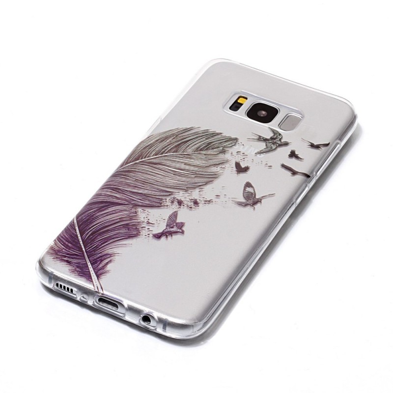coque samsung s8 plume coque samsung s8 plume