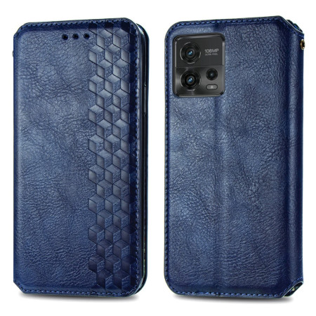 Flip Cover Moto G72 Cubes 3D