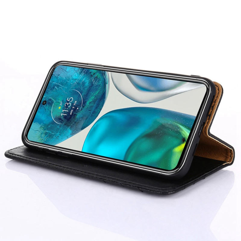 Flip Cover Moto G82 5G Rivet Décoratif Ma Coque