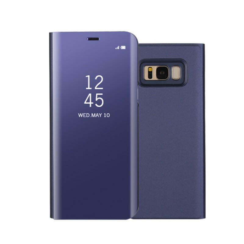 View Cover Samsung Galaxy S8 Plus Miroir et Effet Cuir