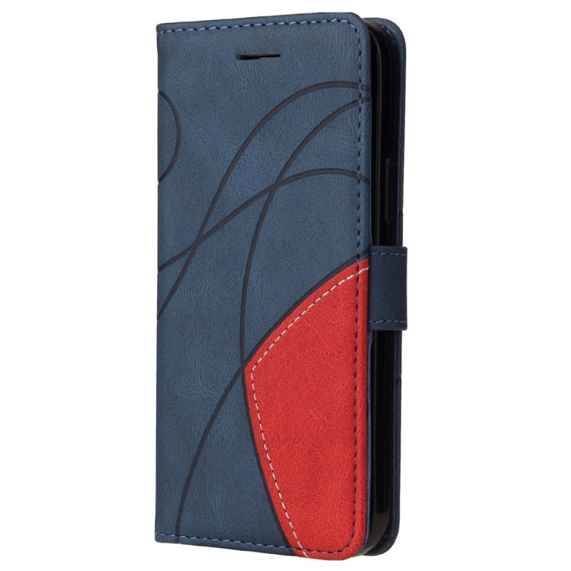 Housse Moto G62 5G Bicolore à Lanière