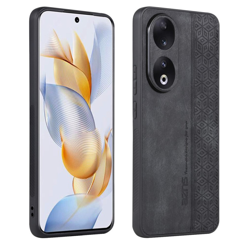 Coque Honor 90 Pro Effet Cuir AZNS