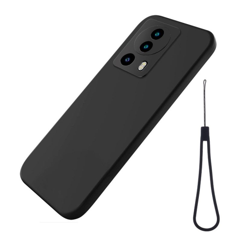 Coque Xiaomi 13 Lite Silicone Liquide avec Lanière