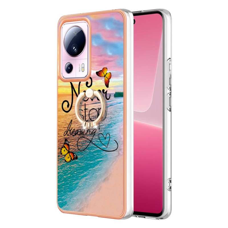 Coque Xiaomi 13 Lite Anneau-Support Never Stop Dreaming