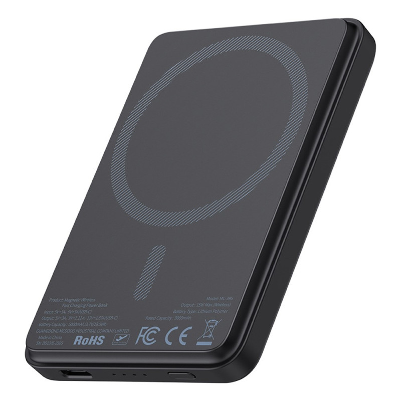 Mini batterie externe magnétique Portable, 3000mAh, pour iPhone 12