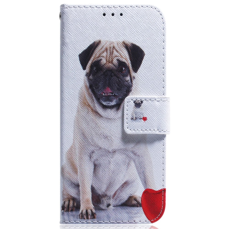 Housse Moto E13 Pug Dog