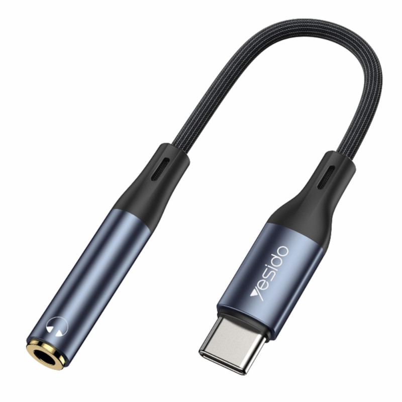 Adaptateur 2 en 1 usb lightning + jack 3.5 mm femelle