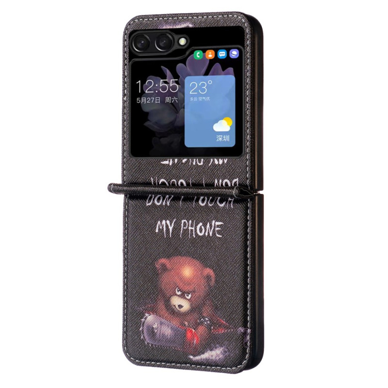 Coque Samsung Galaxy Z Flip 5 Ours Dangereux