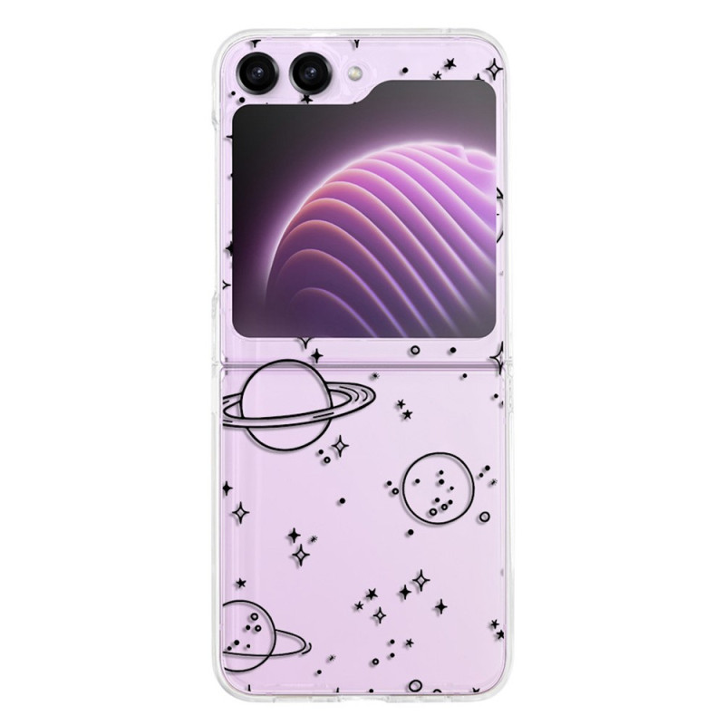 Coque Samsung Galaxy Z Flip 5 Transparente Ciel